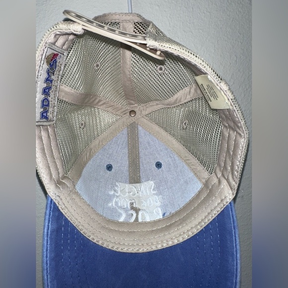 Blue Dog Mom Distressed Trucker Hat - Picture 2 of 2